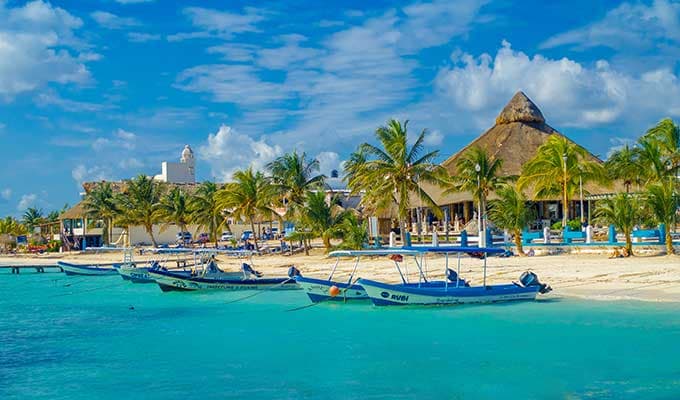 Enjoy the beautiful beaches in Puerto Morelos