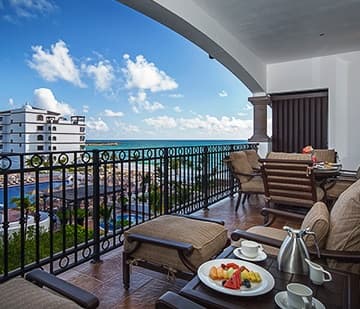 Disfruta de una terraza privada con vista al mar