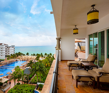 All Inclusive Resort offers suite with Terrace ocean view